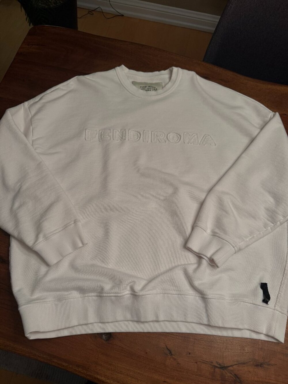 FENDI Marc Jacobs Collab - White Sweatshirt XXXL
